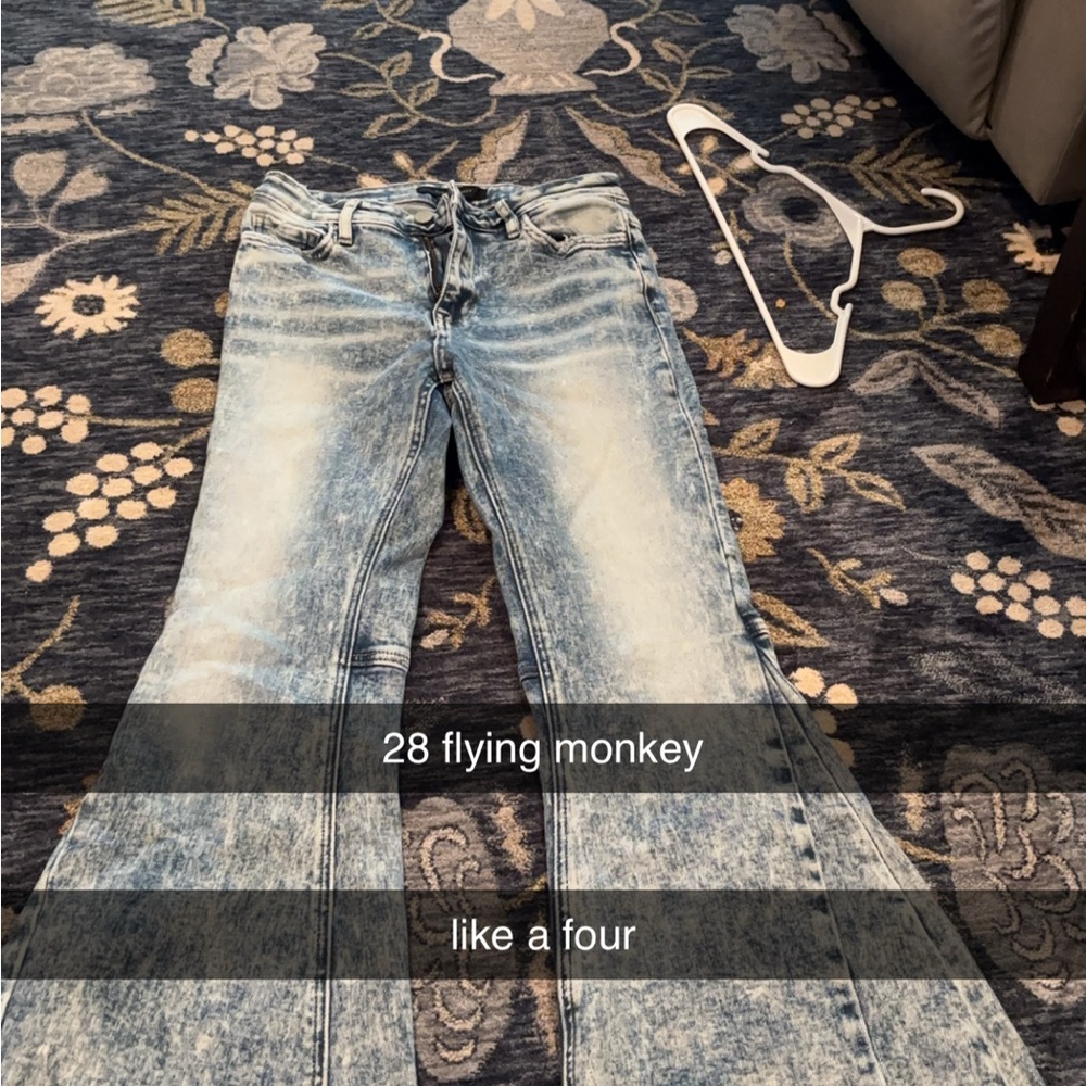 Flying Monkey Blue Flare Jeans
